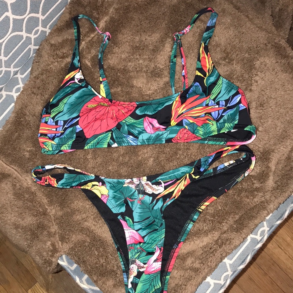 Cute floral bikini